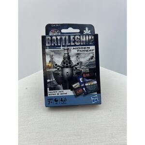 Battleship Hidden Threat Card Game Hasbro 2011 Sealed Cards 2 Players NIB
